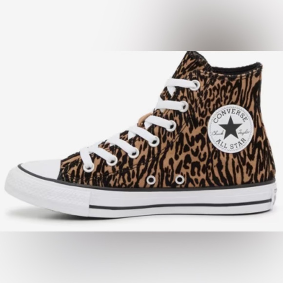 Converse® Chuck Taylor All Star Animal Print High-Top Sneaker - Picture 2 of 16